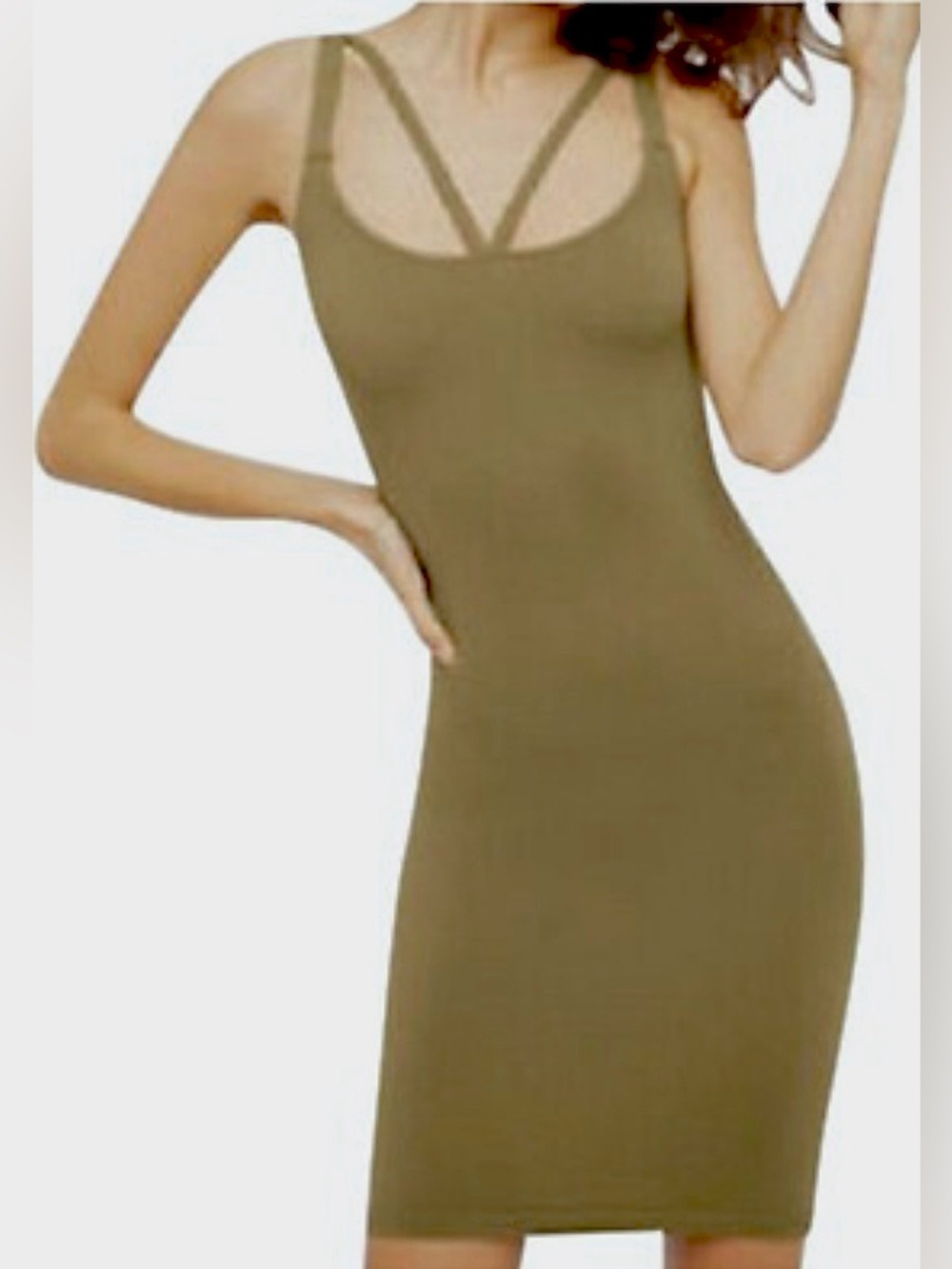 NWT Intimately Free People Seamless Front Strap Bodycon Dress Size M/L
